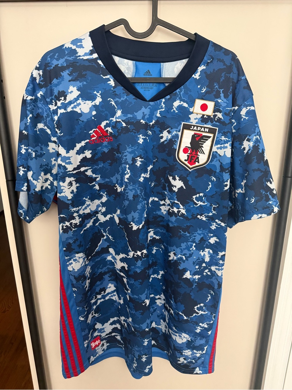 Adidas Japan JFA Blue Camo Jersey